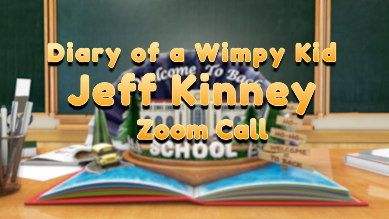 Diary of a Wimpy Kid Jeff Kinney Zoom Call