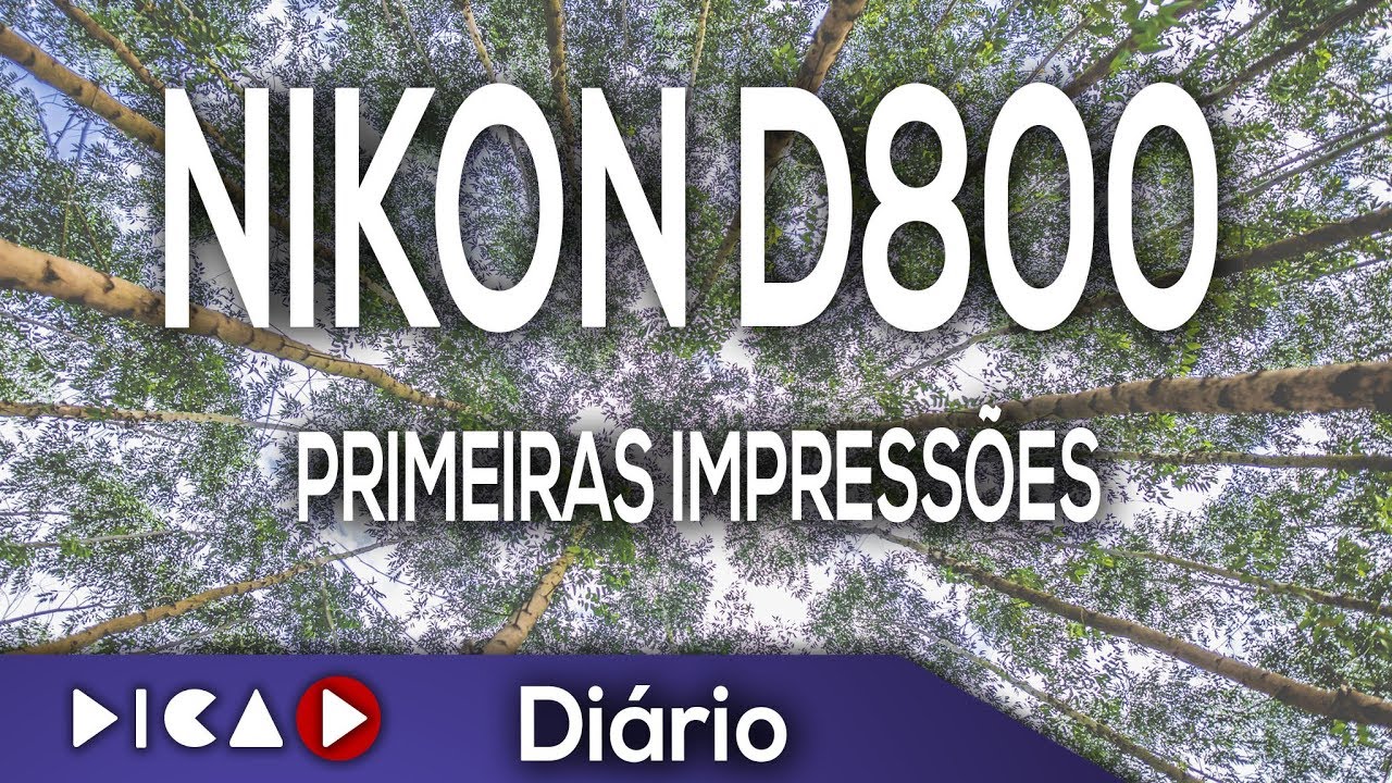 Nikon D800 - Primeiras Impressões - DicaD Diário