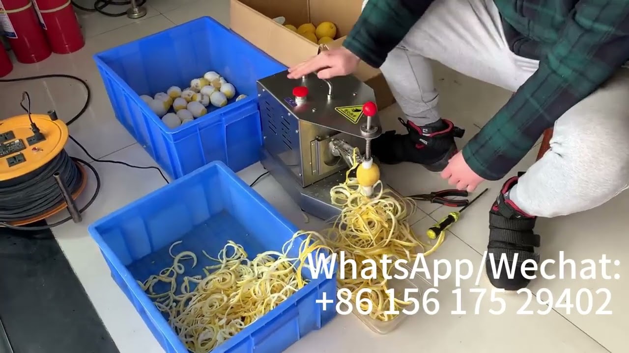 Desktop Electricity Orange Peeling Machine Lemon Peeler Kiwi Skin Removing Machine#orangepeeling