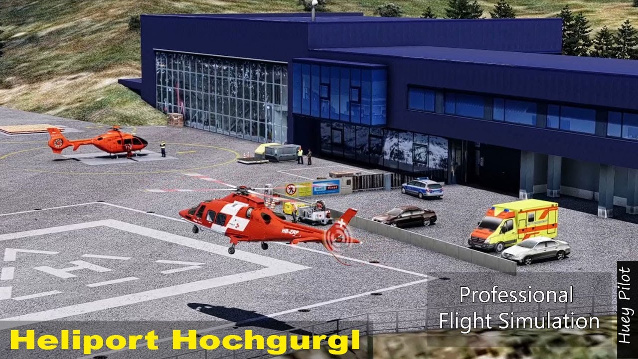 AW109 arrival Hochgurgl Tirol LOJH