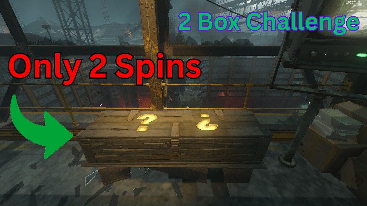 Cod Zombies, but I only have 2 Box Spins