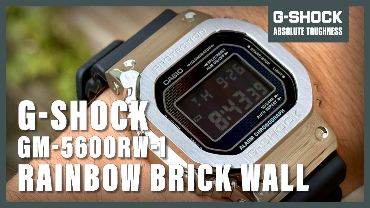 Unboxing The New Casio G-Shock GM-5600RW-1