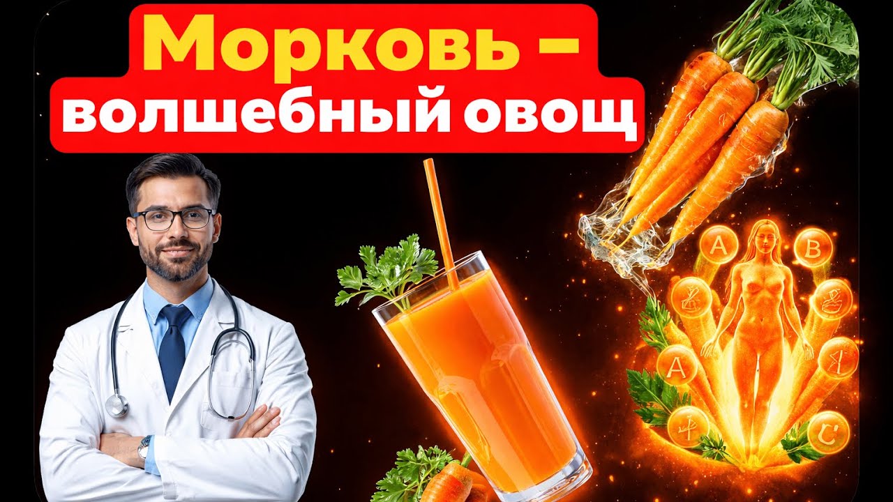 «Морковный сок: польза для организма и изменения» ✅