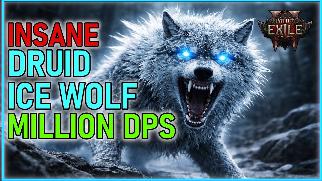 DRUID ICE WOLF with MILLION DPS | Build Guide for Path of Exile 2 (POE2)