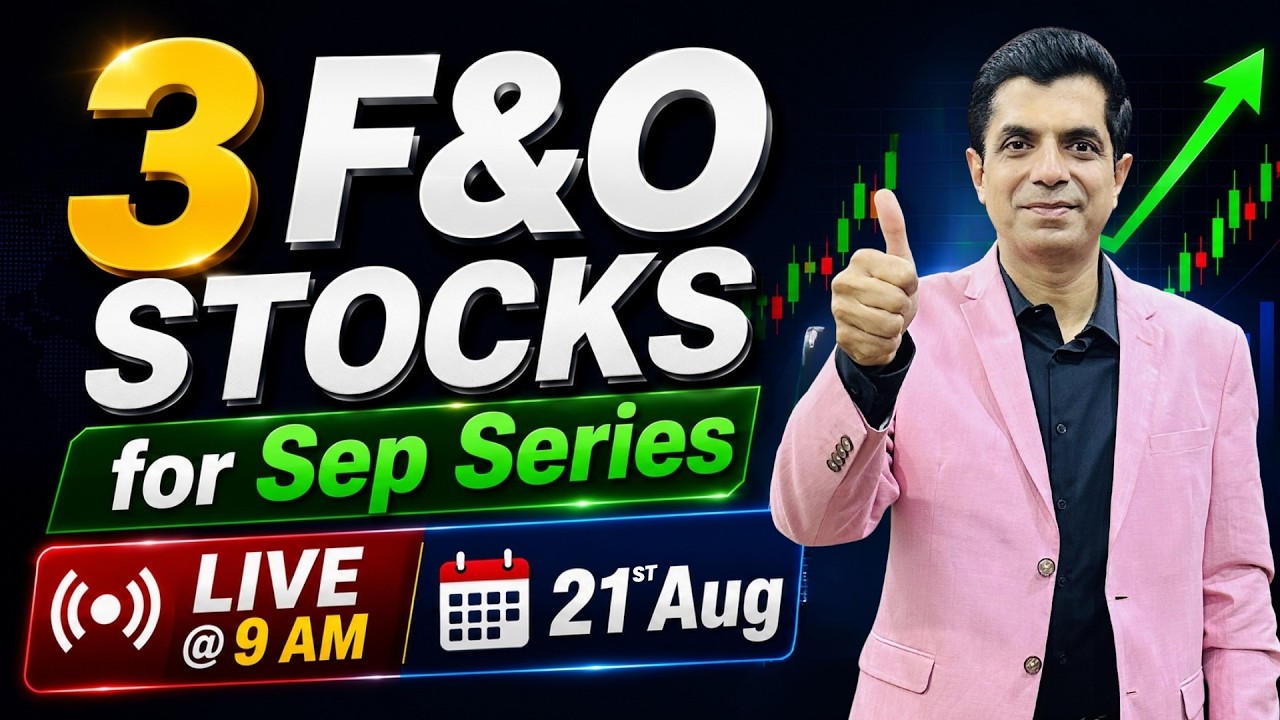 3 F&O stocks for Sep Series | Livestream