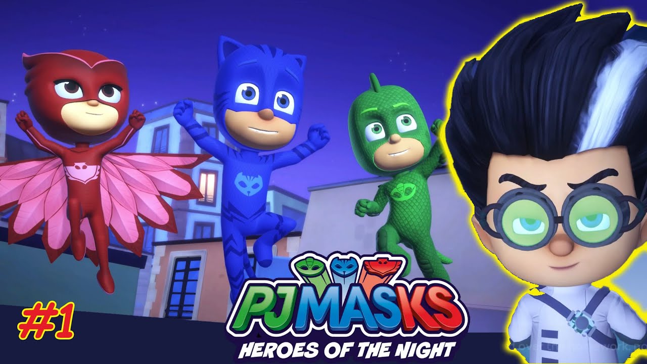 PJ MASKS: HEROES OF THE NIGHT| Come With CATBOY, OWELETTE & GEKKO to Take Back the Tobot´s Homework!