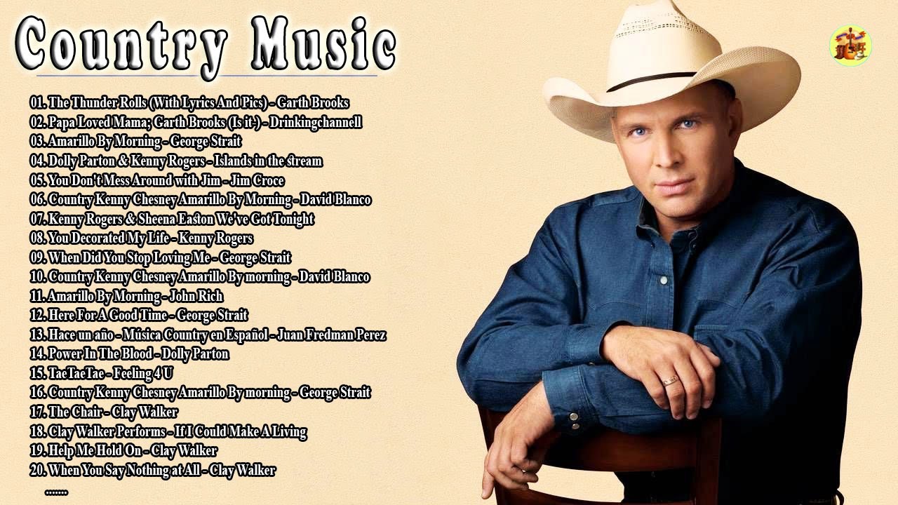 Best Classic Country Songs Old Memories | The Thunder Rolls (With Lyrics And Pics) - Garth Brooks