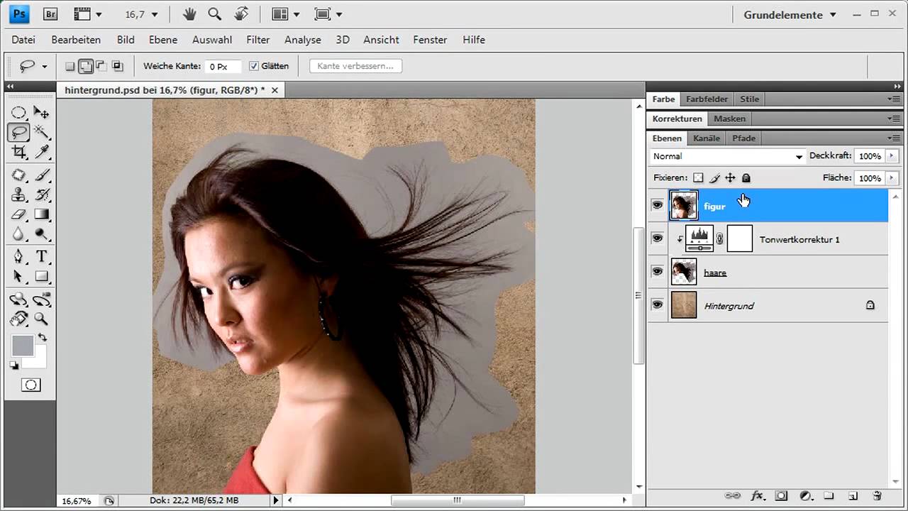 Haare freistellen wie die Profis - Die Photoshop-Profis - Folge 3