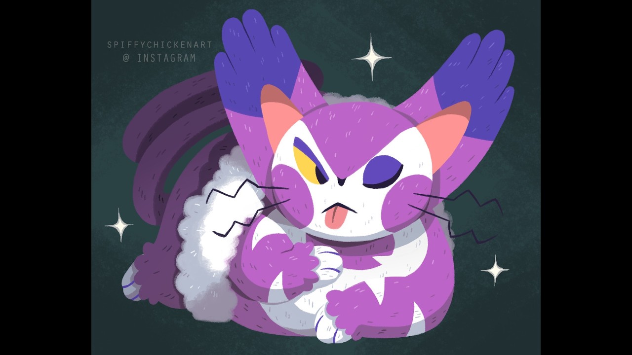 Shiny Purugly on PokeMMO