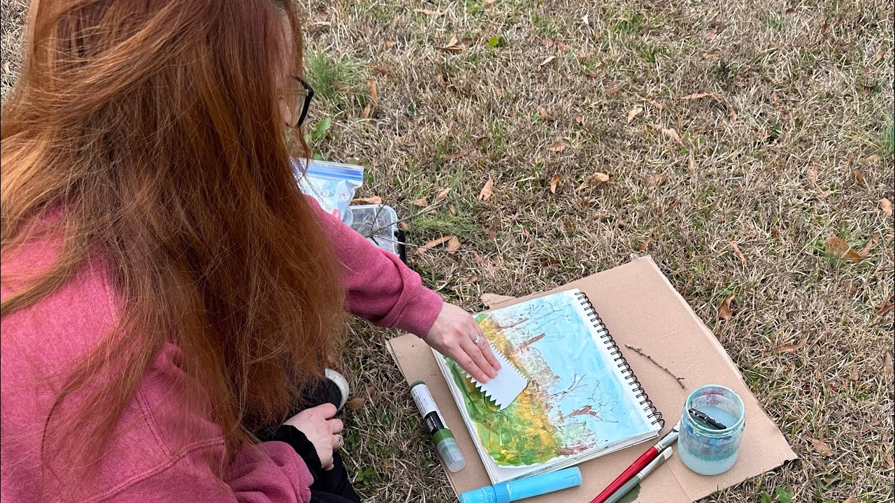 Depressed? Let’s go outside and paint! 