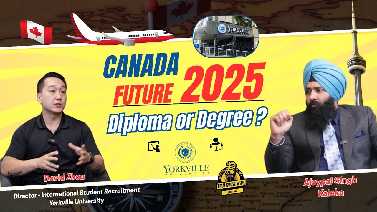 Canada Future 2025 for Students, Visitors and Spouses- David Zhou | Talk Show With Ajaypal | Canada