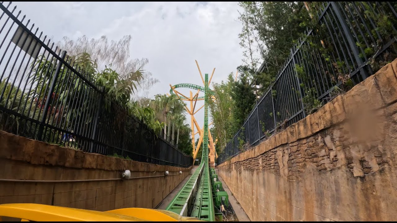 Cheetah Hunt Front Row POV (March 2024)  Busch Gardens Tampa