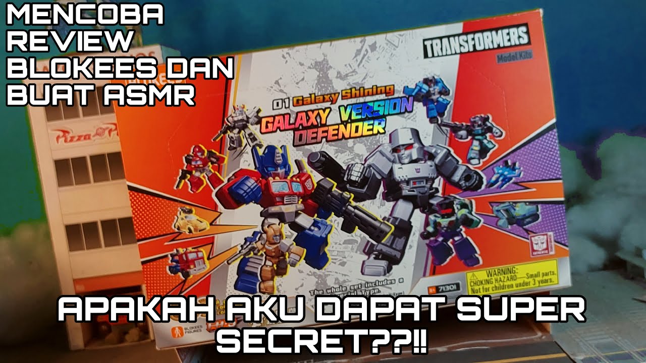 Blokees Transformers Galaxy Defender Version 01 Alpaga Gundam || Transformers versi Cilik!!!