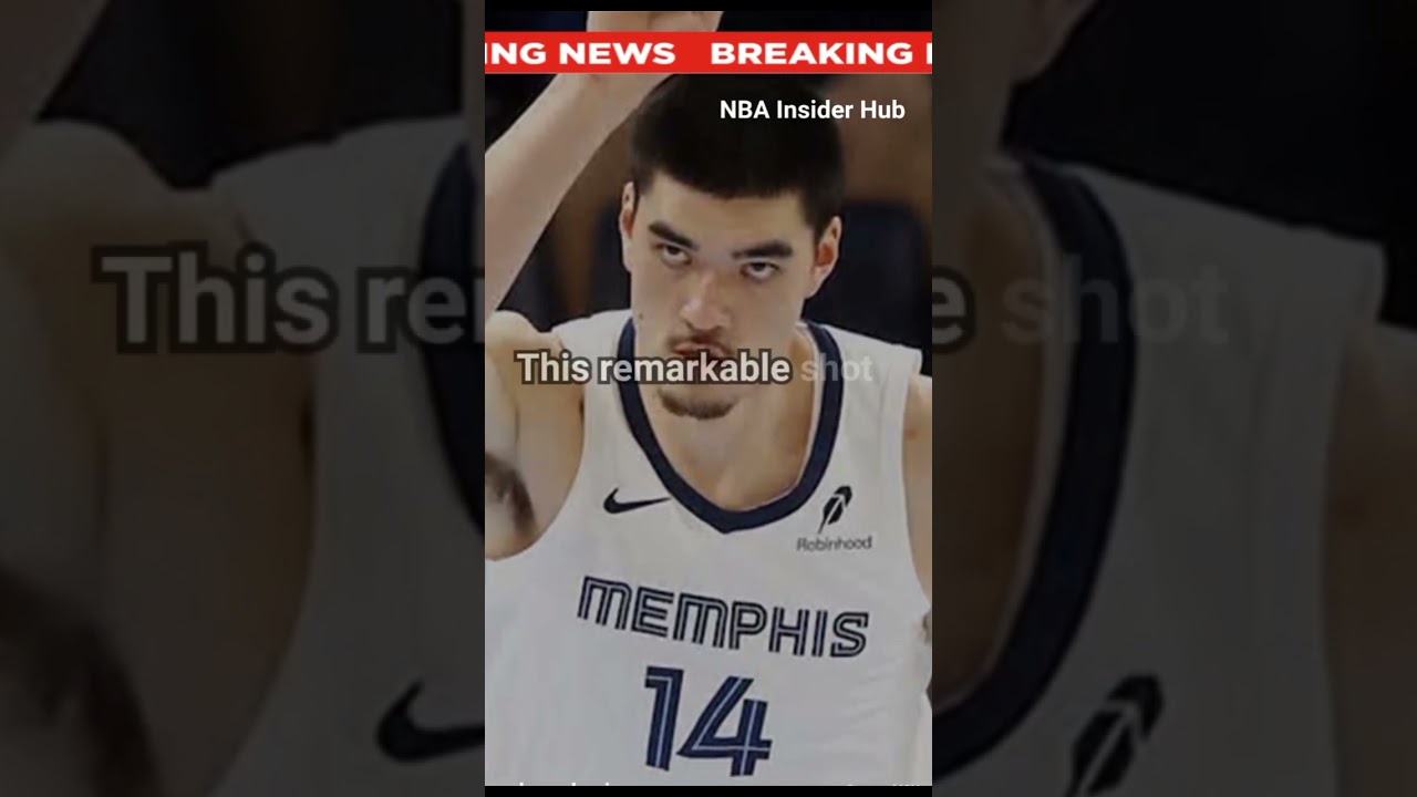 Zach Edey&rsquo;s First NBA Three-Pointer Goes Viral #basketball #nba #news