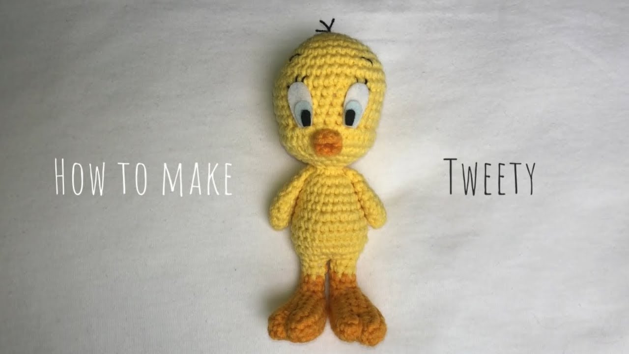 코바늘로 트위티 만들기 / How to make tweety bird / amigurumi