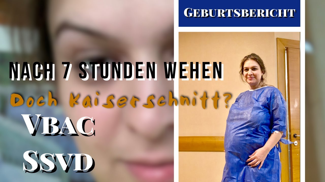 Normale Geburt nach Kaiserschnitt. VBAC. SSVD