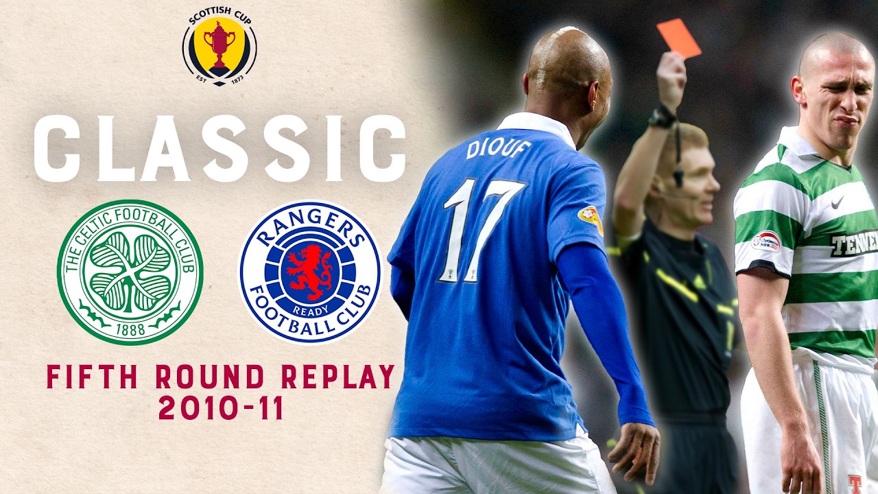Old Firm Derby ends in Red Card Drama | Celtic v Rangers | Scottish Cup Fifth Round Replay 2010-11