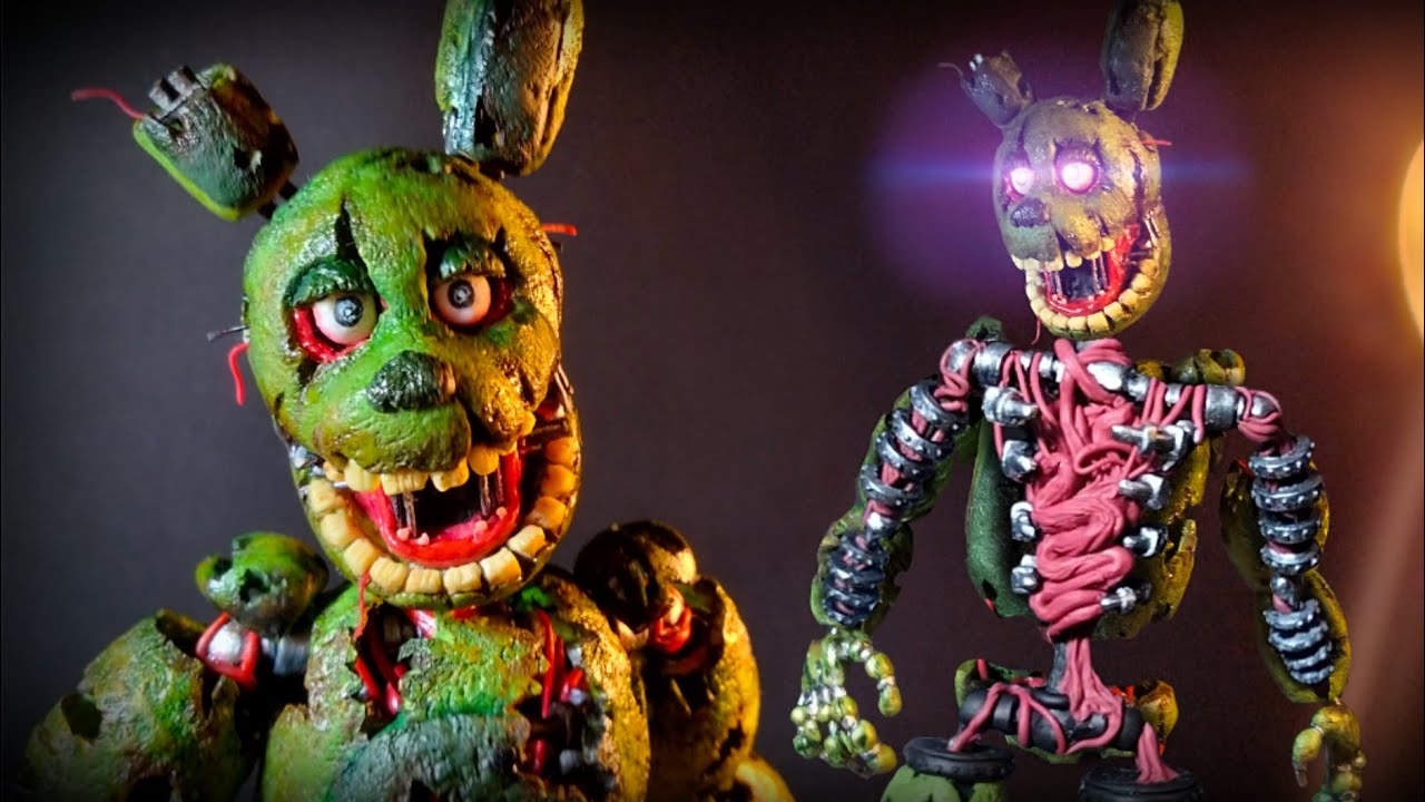 Как сделать СПРИНГТРАПА из полимерной глины★FNAF 3 ClayTeam