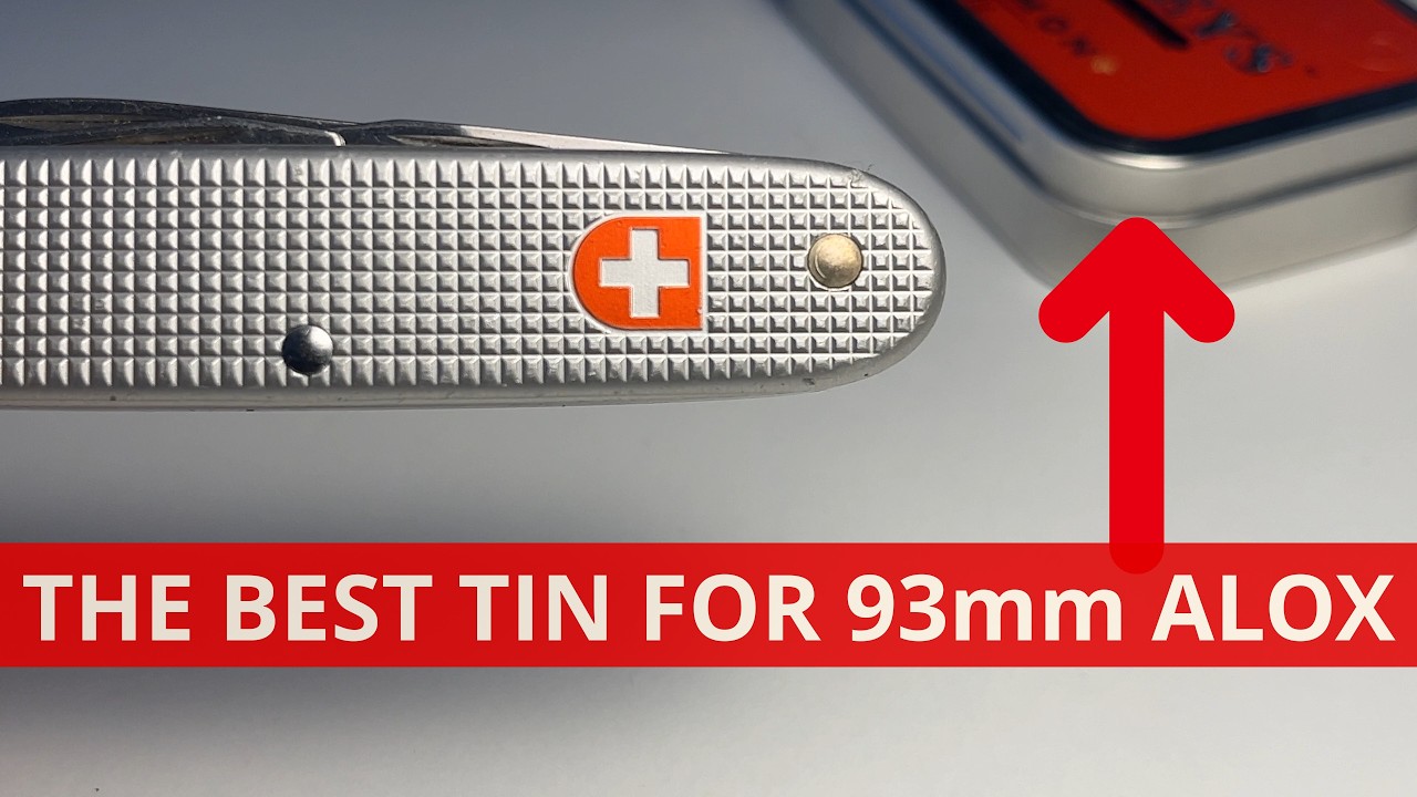 Мятная жестяная коробка для ножей Victorinox 93 мм Alox | НЕ ДЛЯ АЛЬТОИДОВ