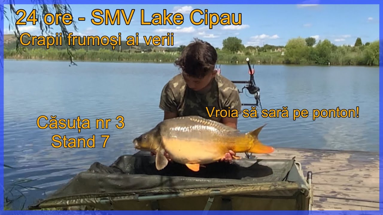 Pescuit la Crap | SMV Lake Cipau, 24 ore - Căsuța 3, Stand 7