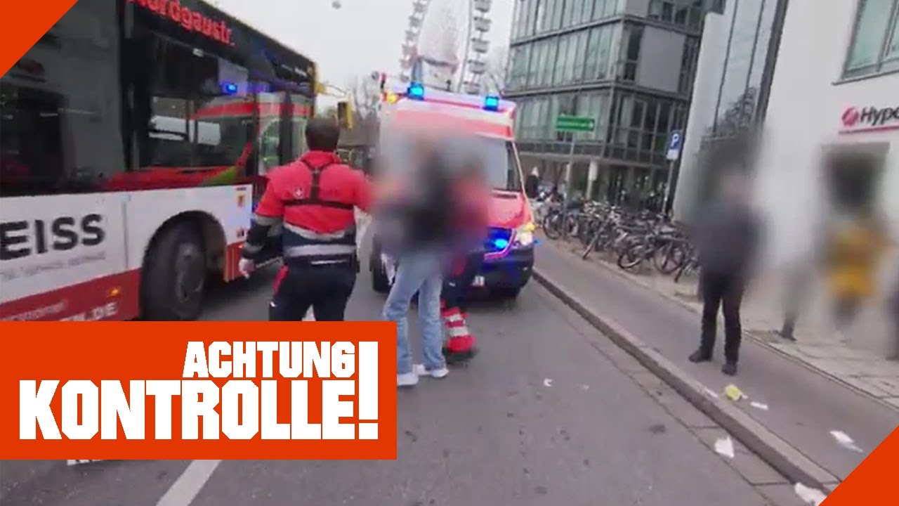 Epileptischer Anfall und Platzwunde mitten auf der Straße! | 1/2 | Kabel Eins | Achtung Kontrolle