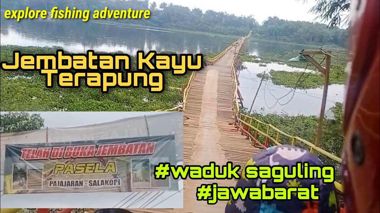 Jembatan Terapung Terpanjang jawabarat /Waduk Saguling