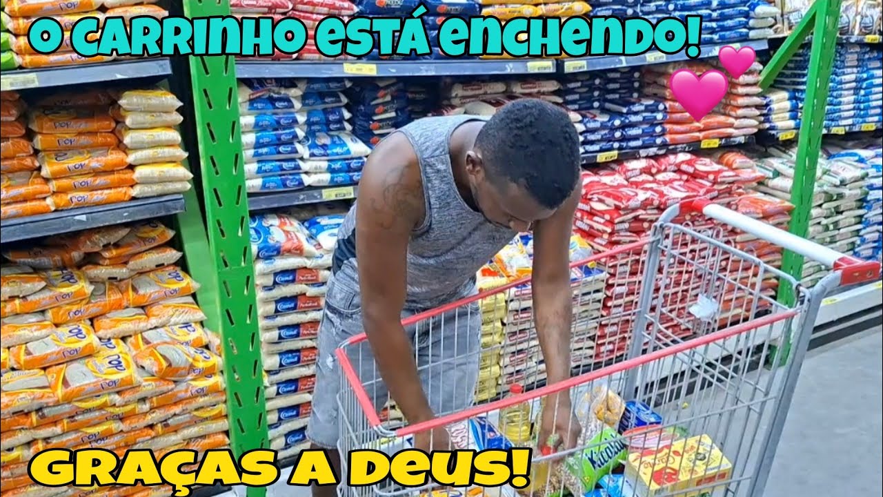 Compras do mês com 945 reais valeu ? #viral 