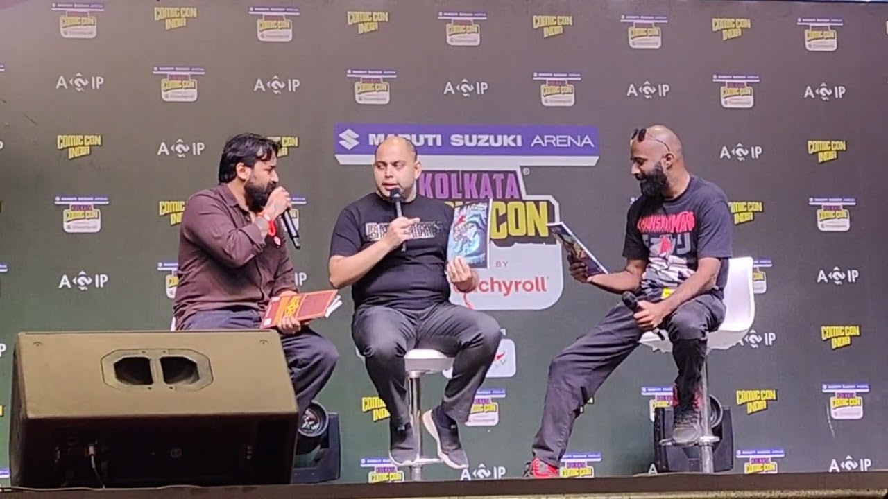 Launch of Al-Zebra #2 at Kolkata Comic Con | Alpha Comics- Sanjay Gupta, Saahil Sharma, Harsho Mohan