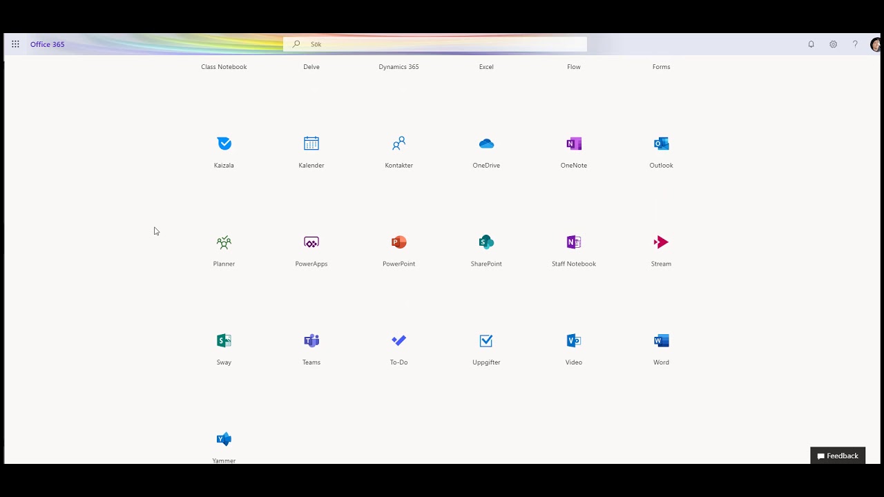 Instruktionsvideo 1 om Office 365: Officeportalen