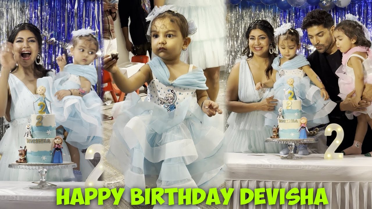 Gurmeet Choudhary and Debina Bonnerjee Celebrating birthday party of their Cute Daughter Divisha🎂