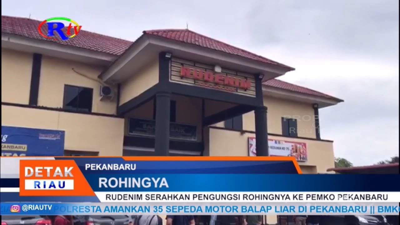 RUDENIM SERAHKAN PENGUNGSI ROHINGNYA KE PEMKO PEKANBARU