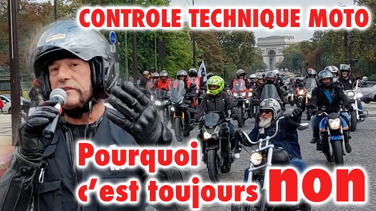 Contrôle technique Moto Pourquoi c'est toujours Non