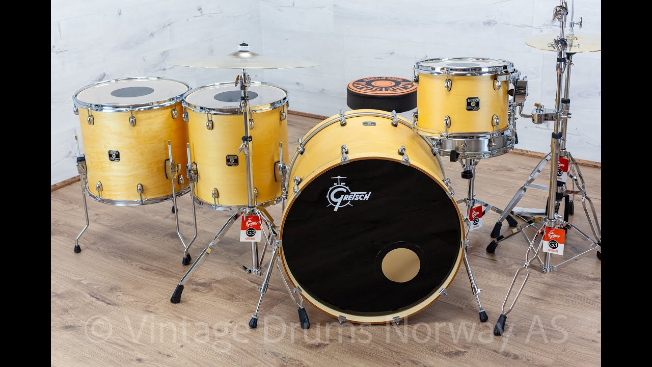 Gretsch Catalina Club Rock – 13, 16, 18, 24 Natural Satin Finish