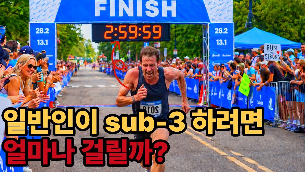 달리기는 재능일까 노력일까? 러닝초보가 서브3까지 걸리는 '진짜' 시간