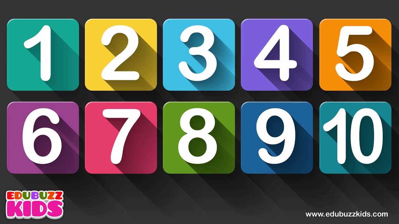 10 little numbers song for children | Numbers song | Ten little numbers.