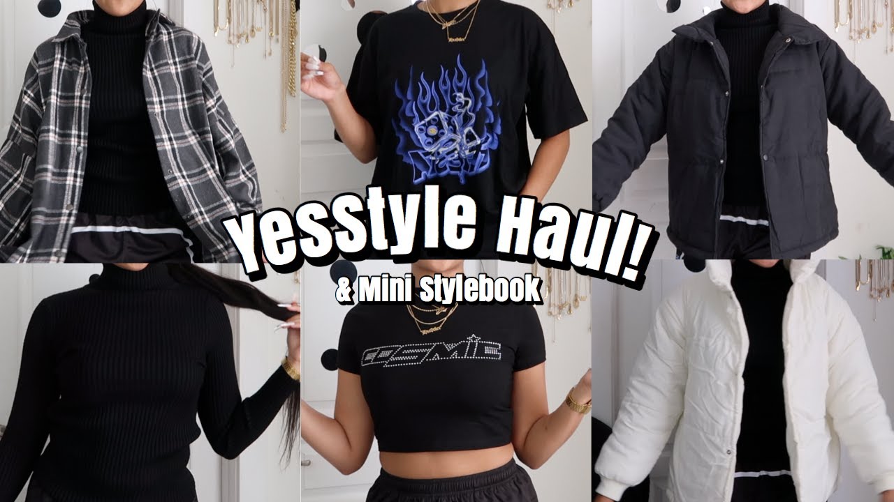 Another BOMB YesStyle Haul & Stylebook | Jackets, Tees, Turtlenecks, & More! Fall Pieces