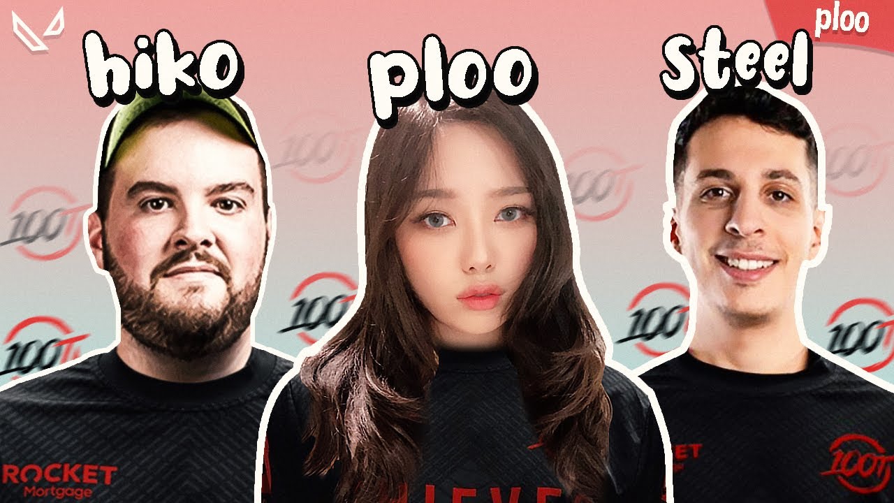 when girls play valorant with pro players (Hiko & Steel)