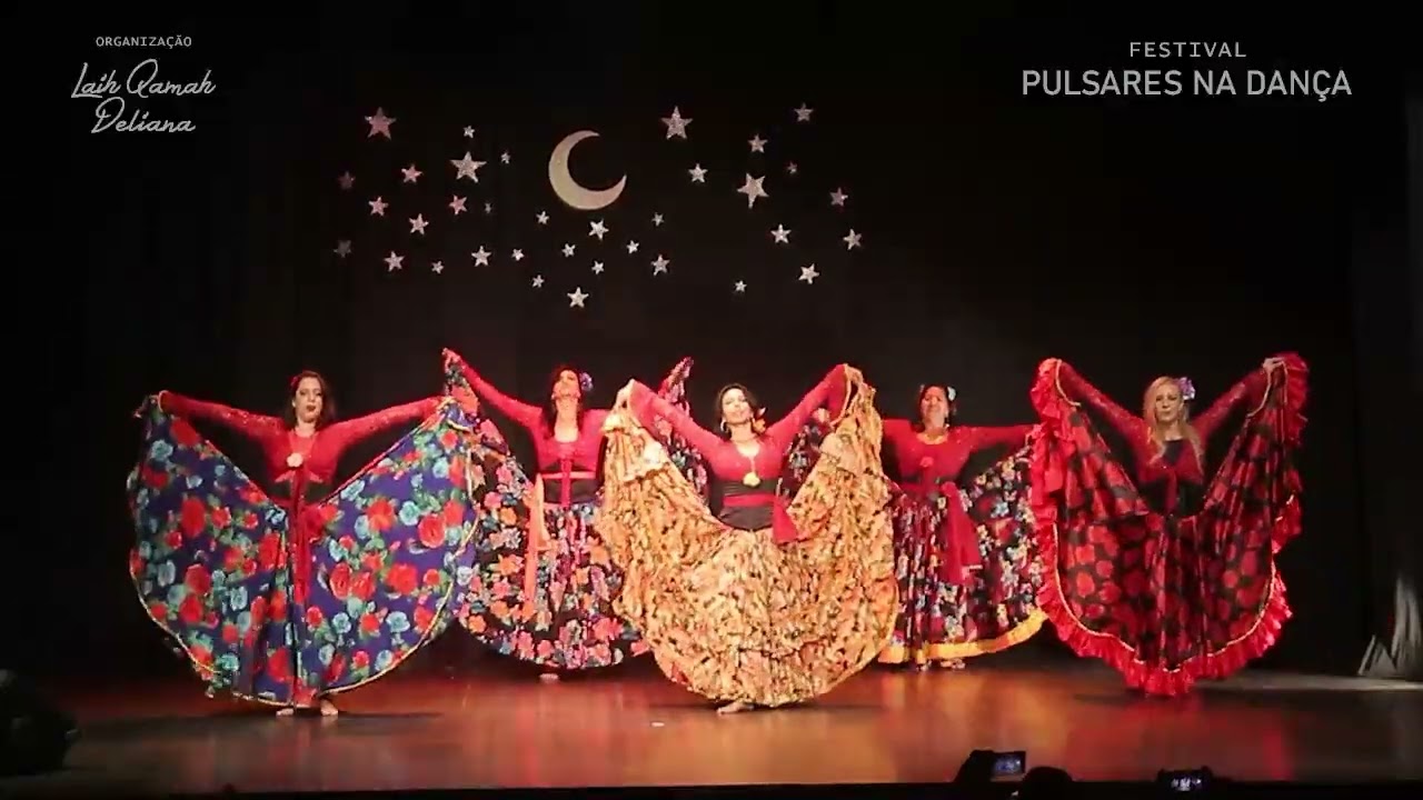 CIA FILHAS DA LUA/  DANÇA CIGANA ARTÍSTICA / MULHER RENDEIRA do MELCHIZEDEC do  FURIA GITANA