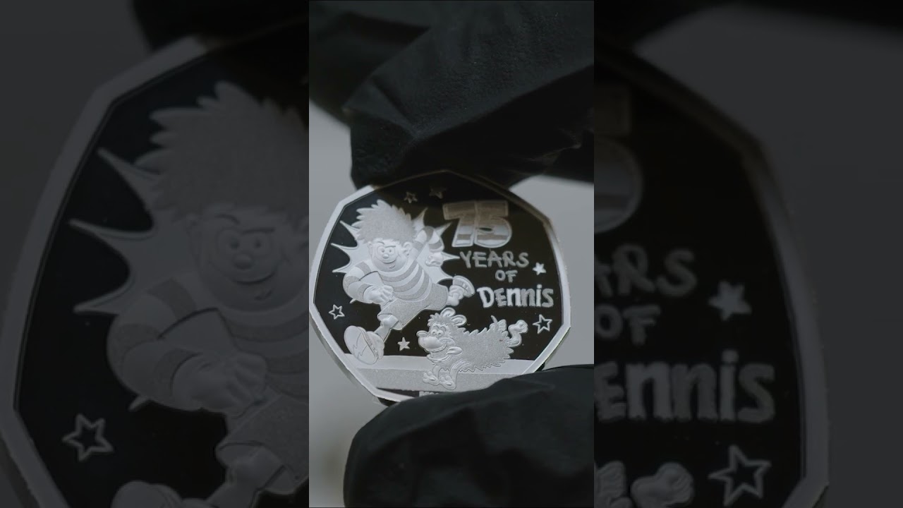 How the new Dennis the Menace 50p coin is made!