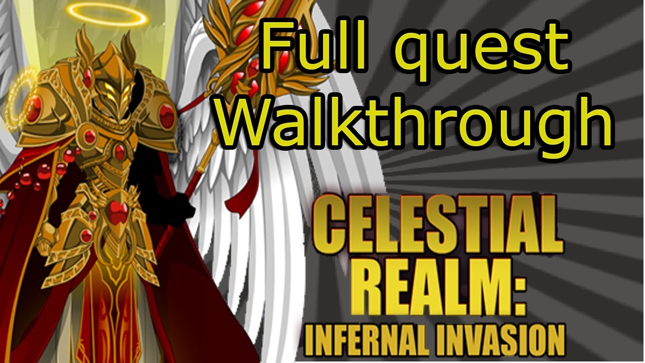 [AQW] Completando todas as quest de Infernal Spire (Celestial Realm) 2016