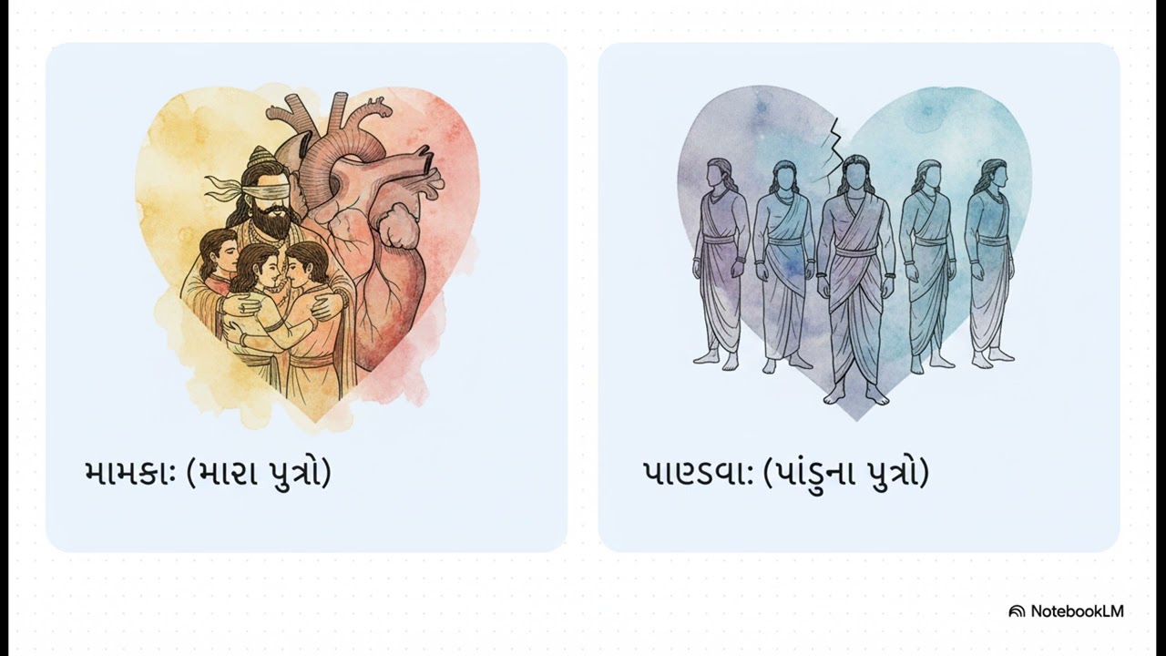 ભગવદ ગીતા પ્રથમ અધ્યાય શ્લોક ૧ ભાવાર્થ- સંપૂર્ણ ગીતા સર ગુજરાતી 