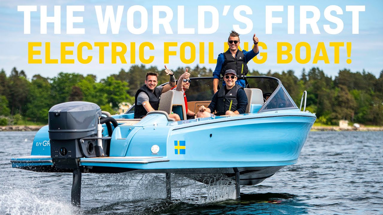 6x POWERBOAT WORLD CHAMPION TAKE OFF IN WORLD'S FIRST FOILING ELECTRIC BOAT⚡️