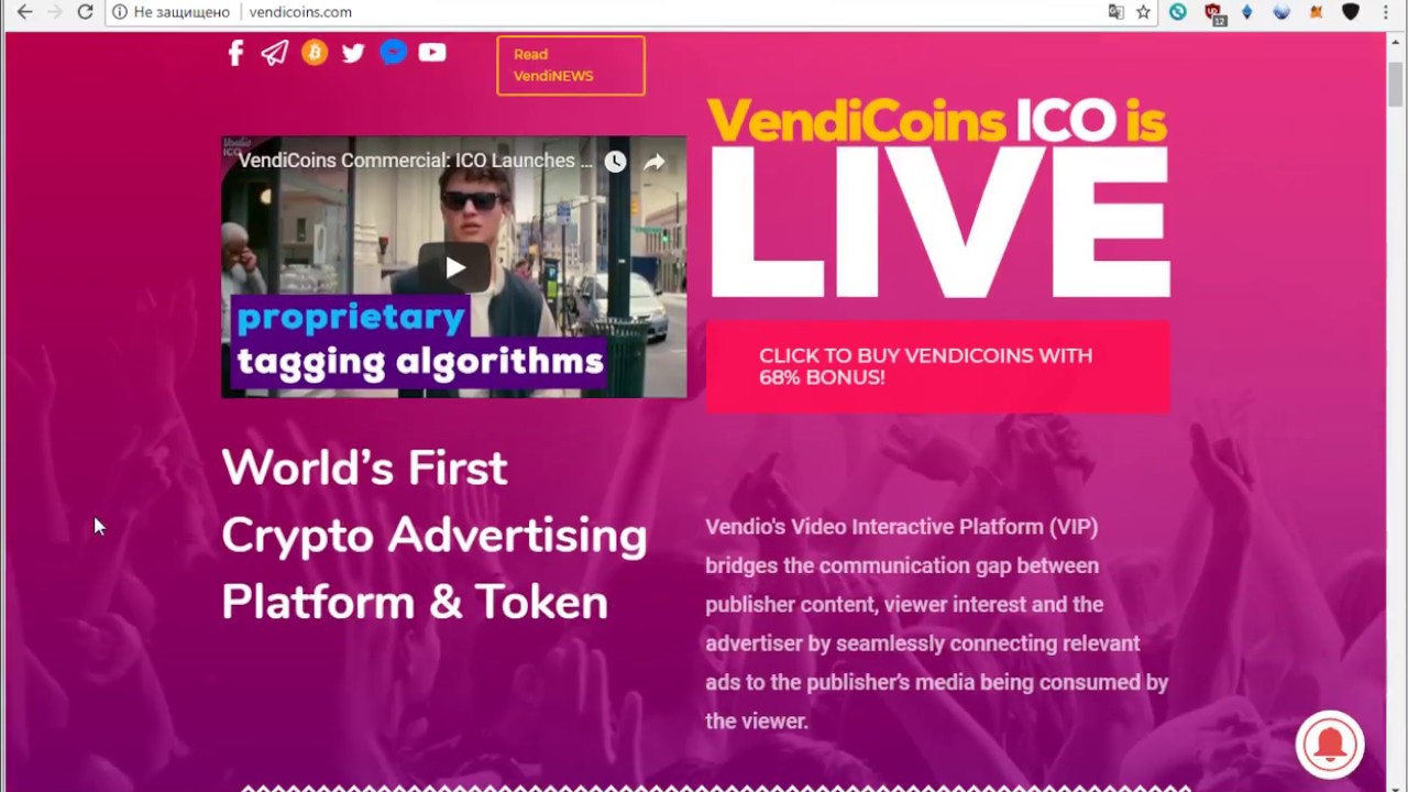 VendiCoins- Pre ICO LIVE!!!!!