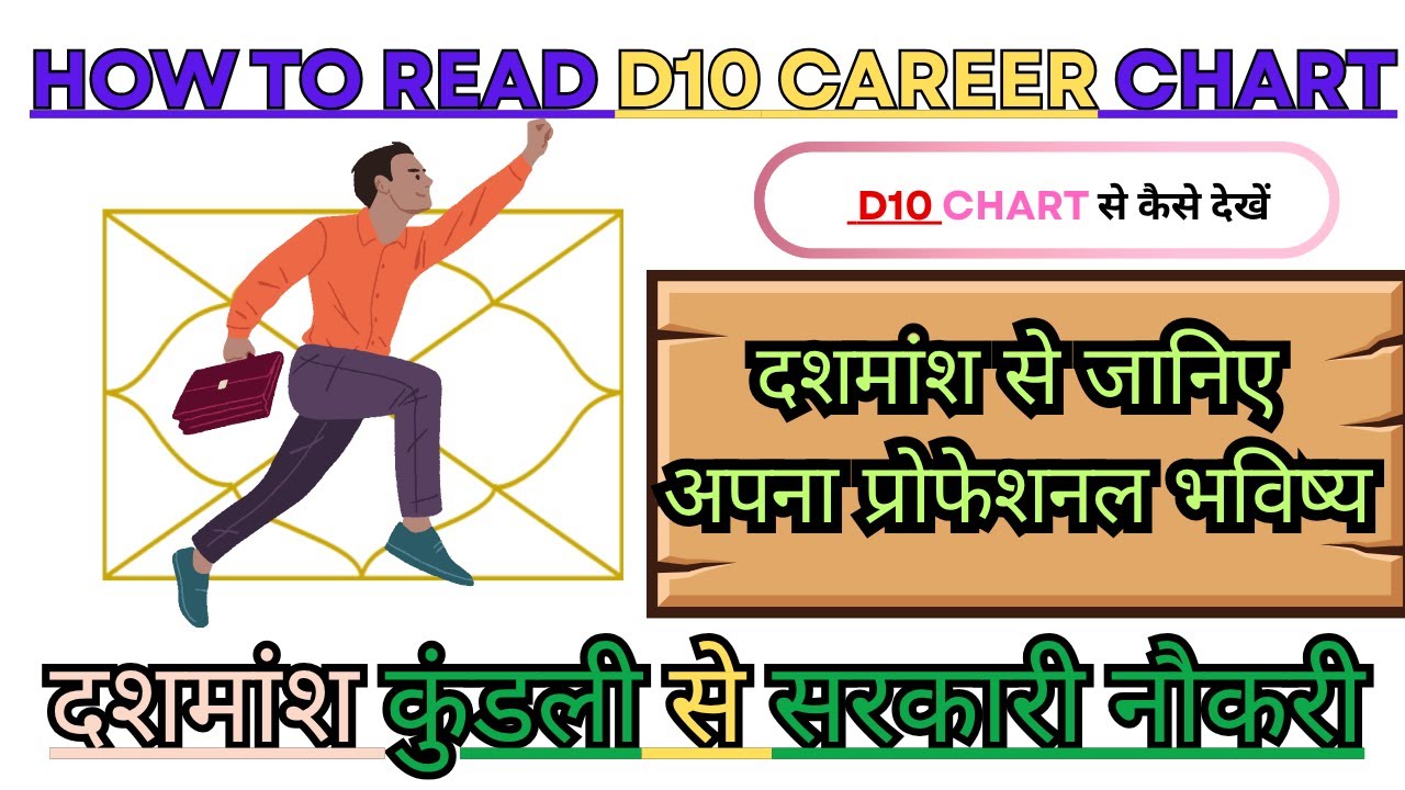 दशमांश से जानिए अपना प्रोफेशनल भविष्य | How to Read D10 Career Chart | Houses in the Dasamsa#d10