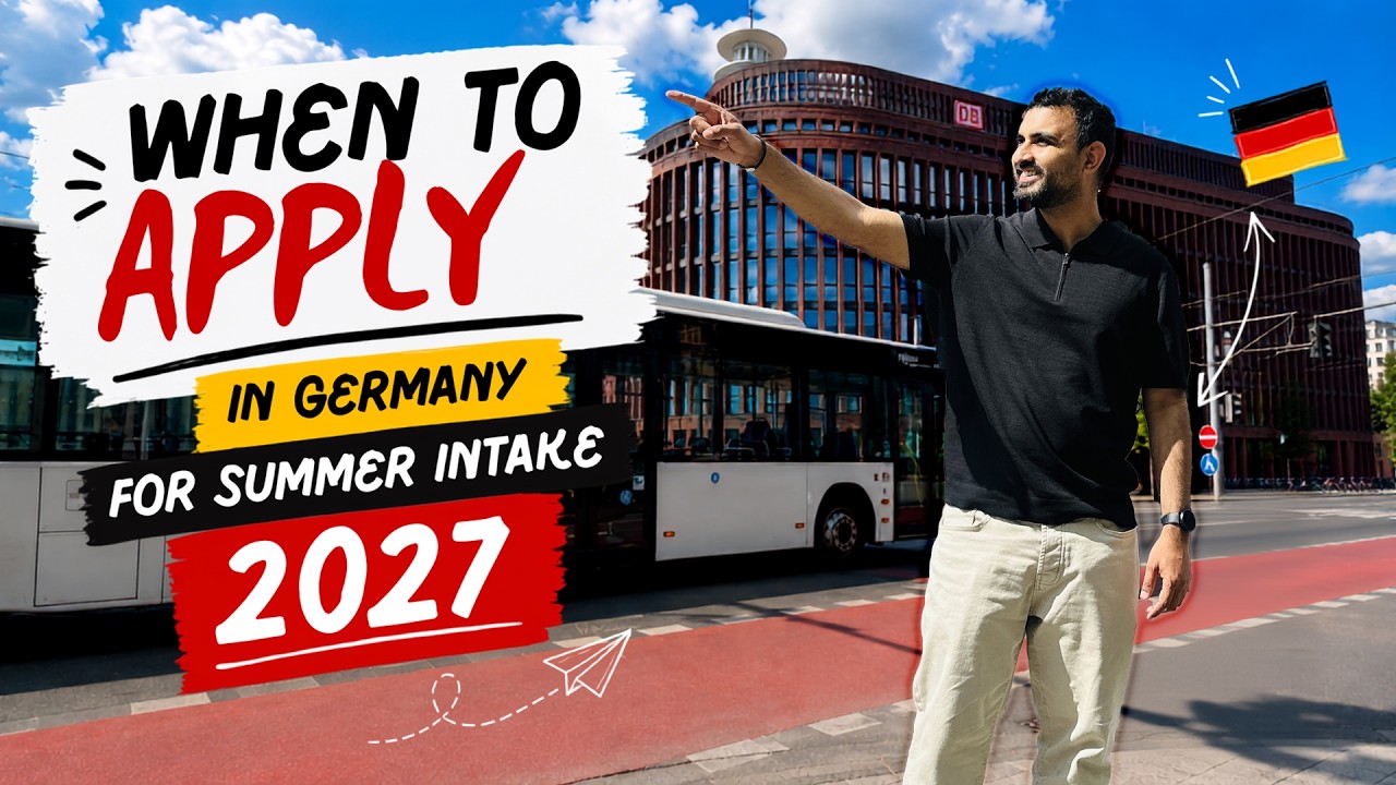 When to Apply for Summer Intake 2027 in Germany 🇩🇪 | Application & Visa Appointments Timelines