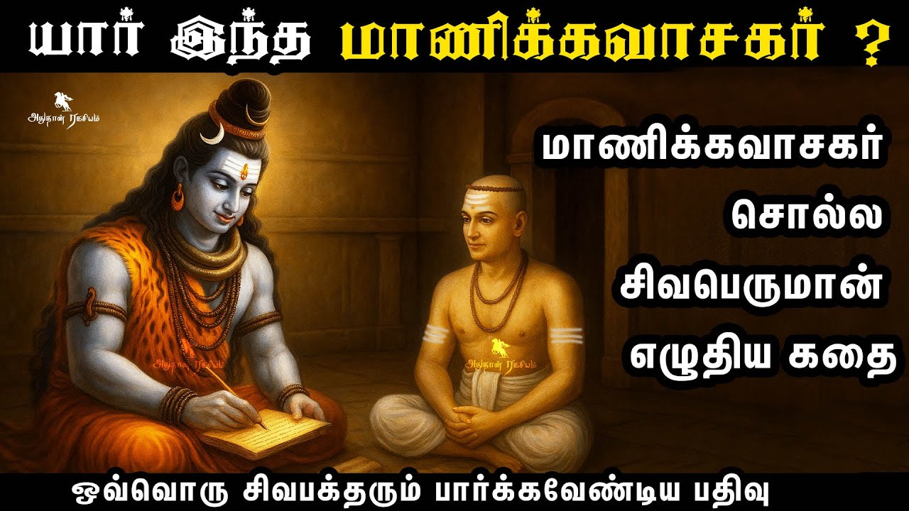 மாணிக்கவாசகரின் உண்மை கதை | மாணிக்கவாசகர் குருபூஜை | Who is Manikkavasagar | Sivapuranam, Lord Shiva