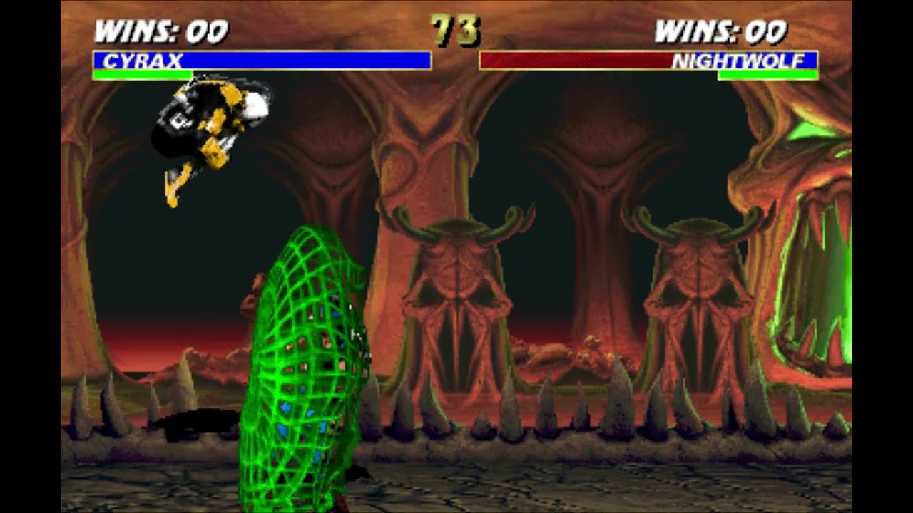 MK3 Arcade &mdash; безумное комбо Сайракса на 9 ударов (100% урона)