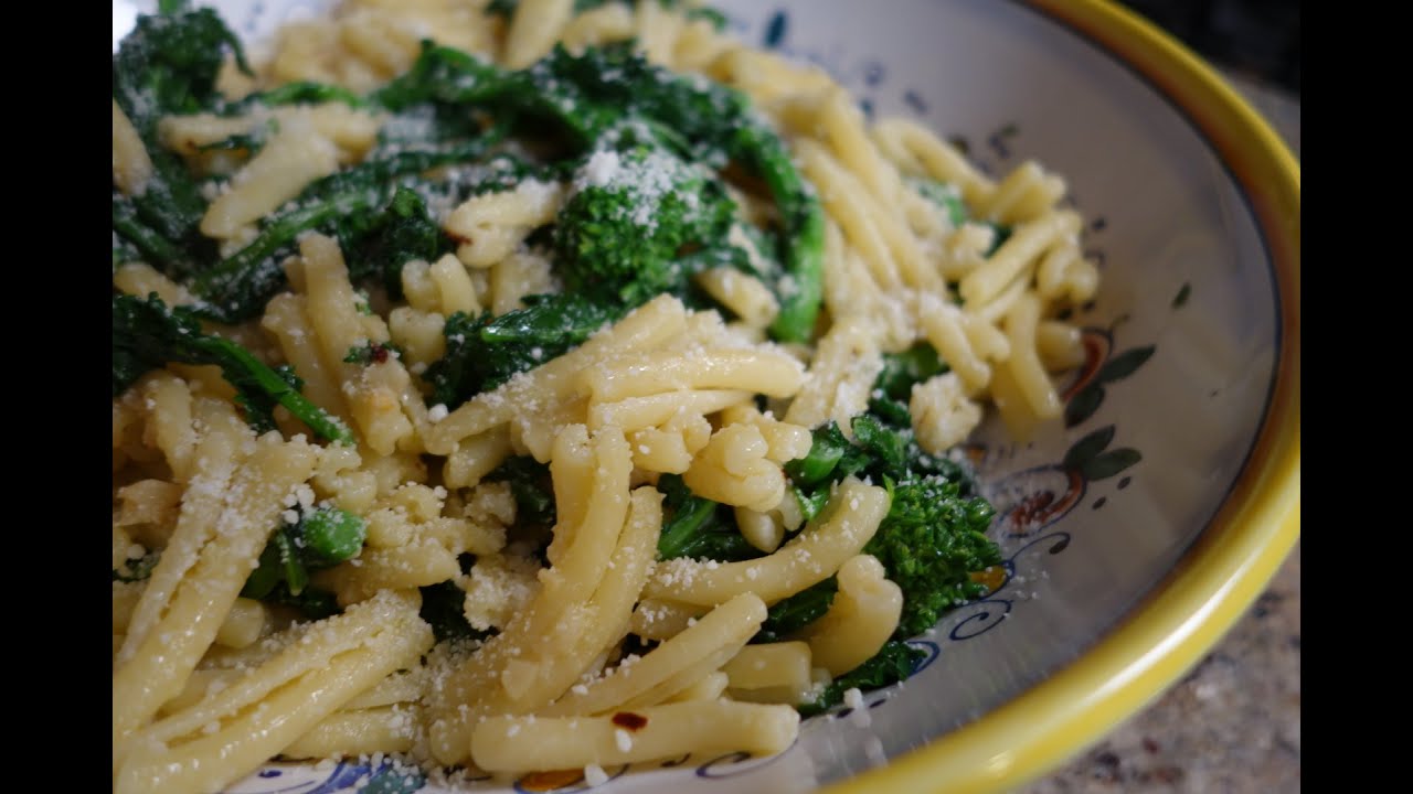 How to Make Cavatelli con Broccoli Rabe - Cara Di Falco - Cara's Cucina