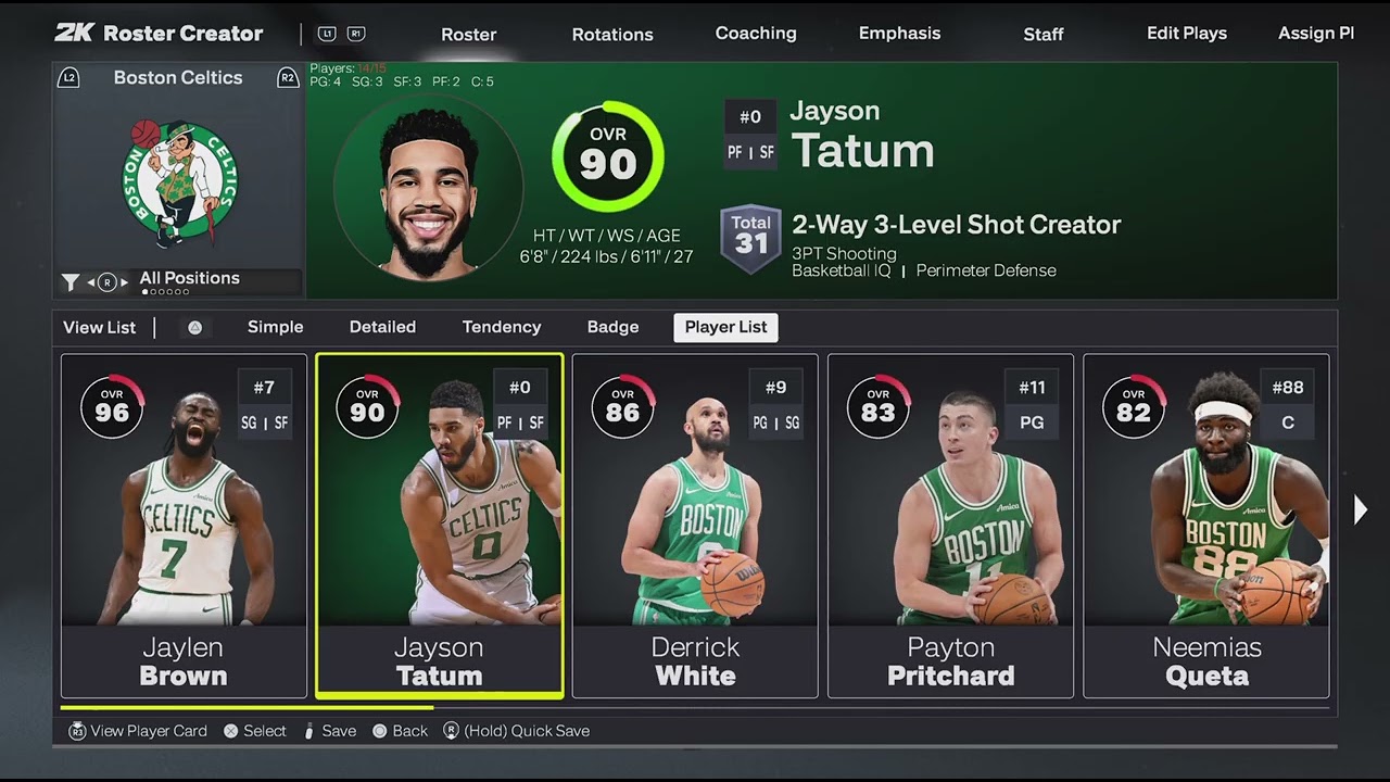 Jayson Tatum‘s Return + RATING EDIT! | NBA 2K Rating Recap (3/6/26)