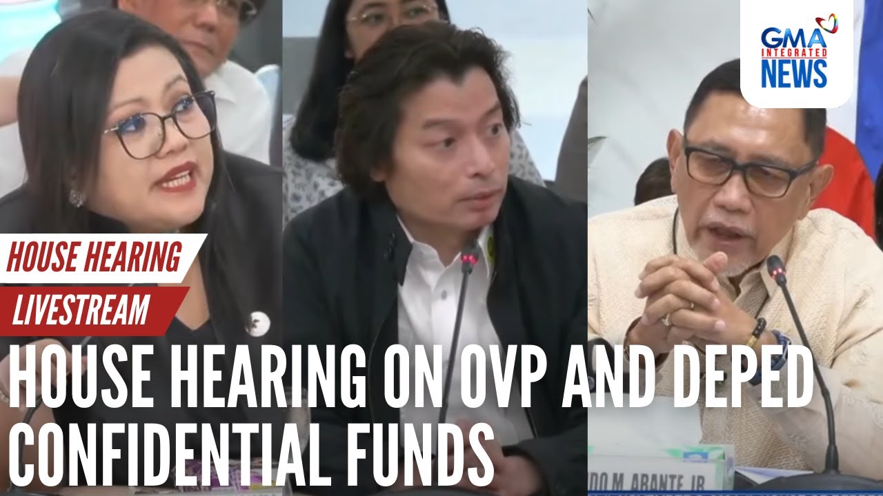 LIVE: House hearing on OVP confidential funds (November 5, 2024) - Replay | GMA Integrated News